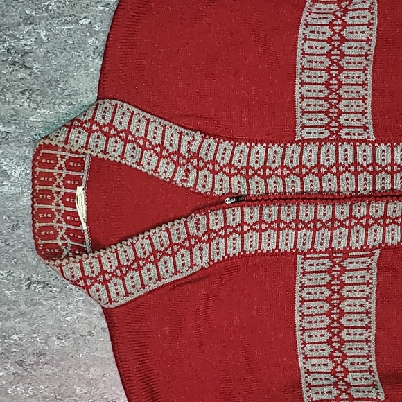 Vintage. Made in USA. 1 of a kind. Full-zip Cardigan. Men's size Large. - Picture 6 of 16